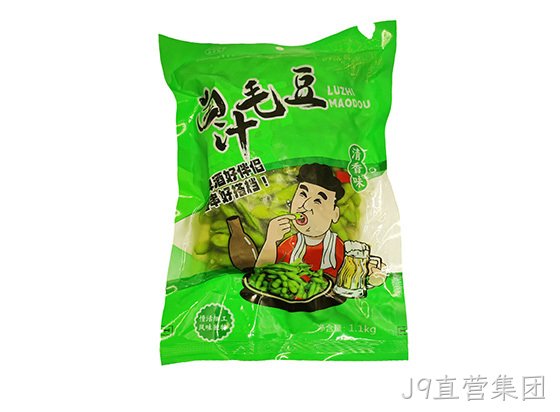 浙J9直营集团卤汁毛豆香辣味1.1kg